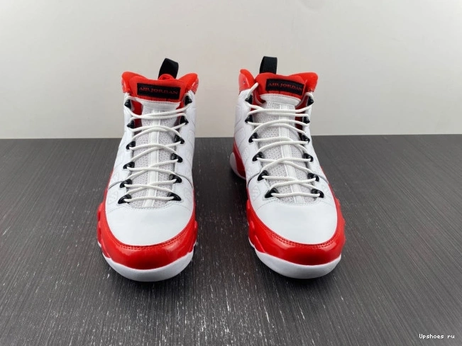 302370-160 Jordan White Red Gym Retro 9 1205
